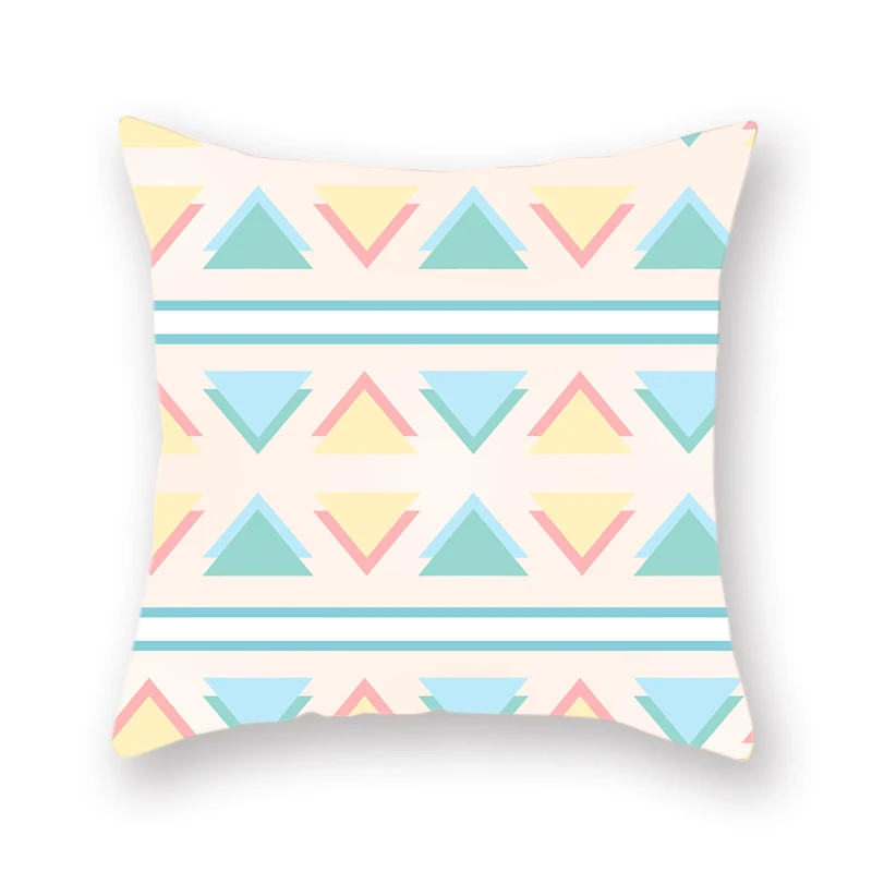 Скандинавская Минималистичная серия двусторонних наволочек из полиэстера с