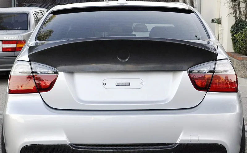 Стильный задний спойлер CSL для BMW 3 Series E90 4Door 2005 2009|Обвесы| |