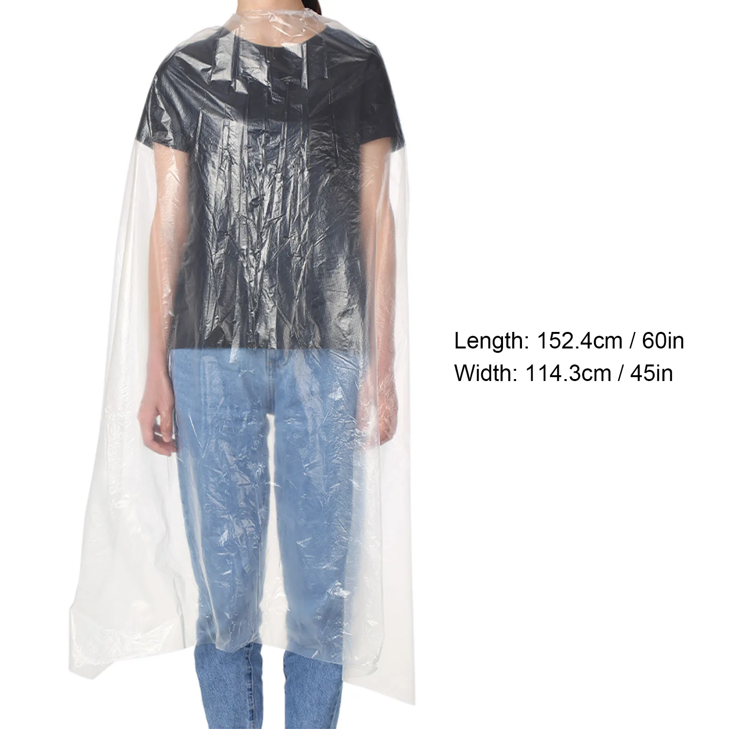 50 листов одноразовые накидки для салона волос Водонепроницаемый Стрижка фартук