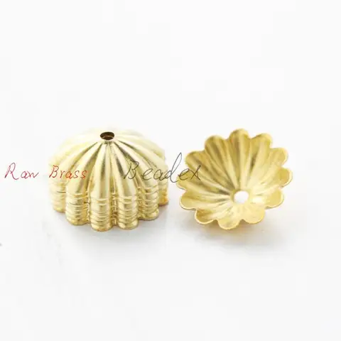 Латунные колпачки для бусин 10 мм