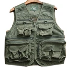 Быстросохнущий сетчатый дышащий жилет для фотосъемки и рыбалки