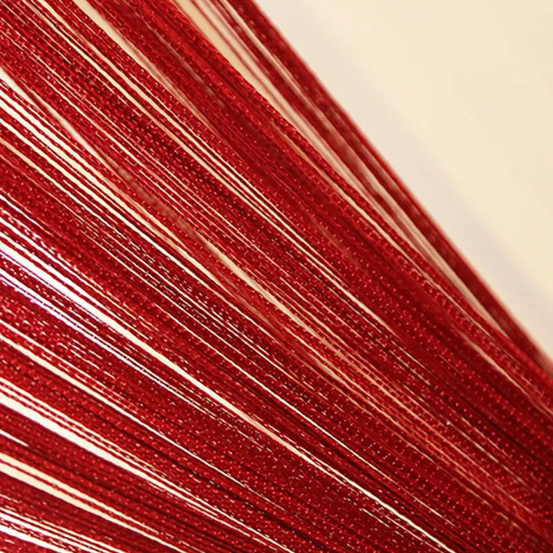 Однотонная штора-веревка 100 см * 200 кофейный серый белый черный классический