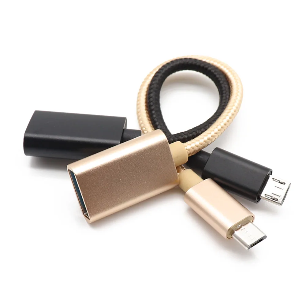 Кабель Micro USB OTG для передачи данных штекер гнездо адаптер Samsung HTC Android|Переходники