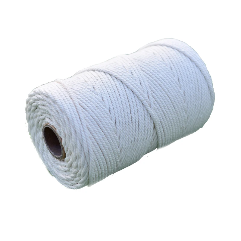 3 мм * 100 метров бежевый хлопковый шнур витая нить сделай сам ручная работа