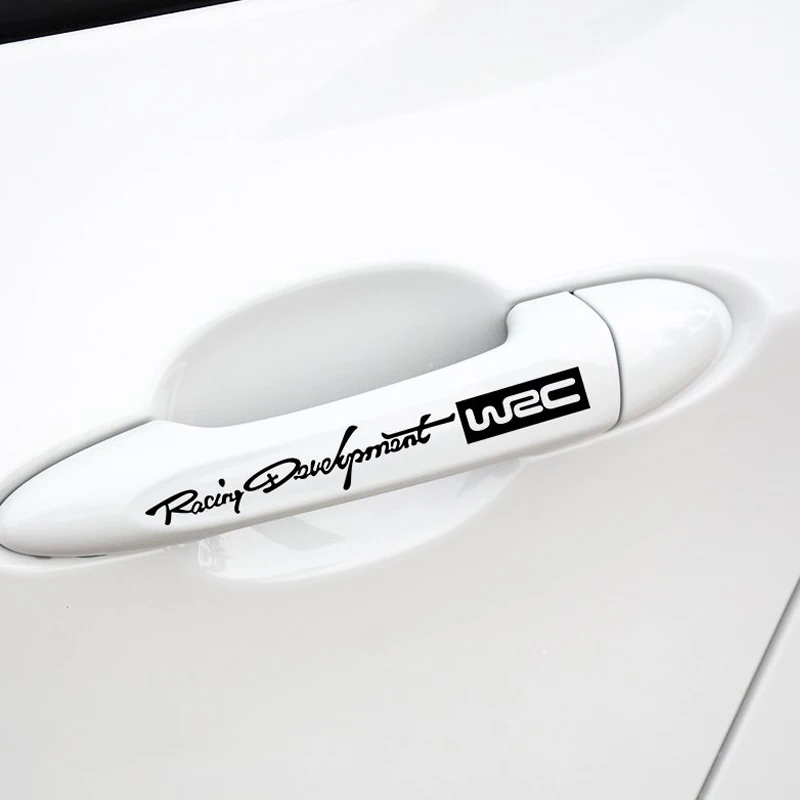 Автомобильная дверная ручка WRC ралли наклейки для Chevrolet Cruze Malibu Spark Sonic Impala Equinox Volt