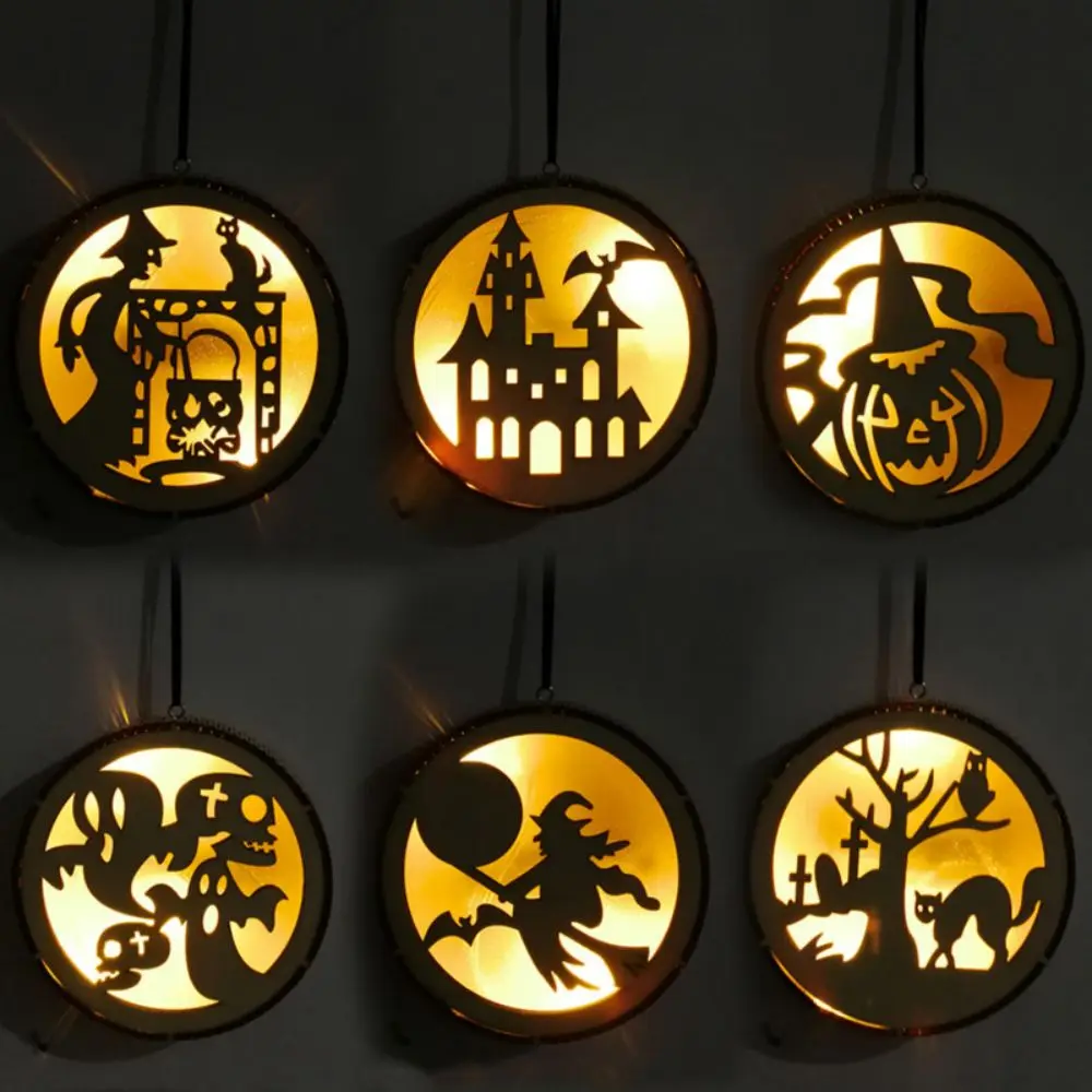 

Светильник лые украшения на Хэллоуин, фото реквизит для края торта, одноразовая посуда в виде тыквы для вечеринки на Хэллоуин, украшение для...