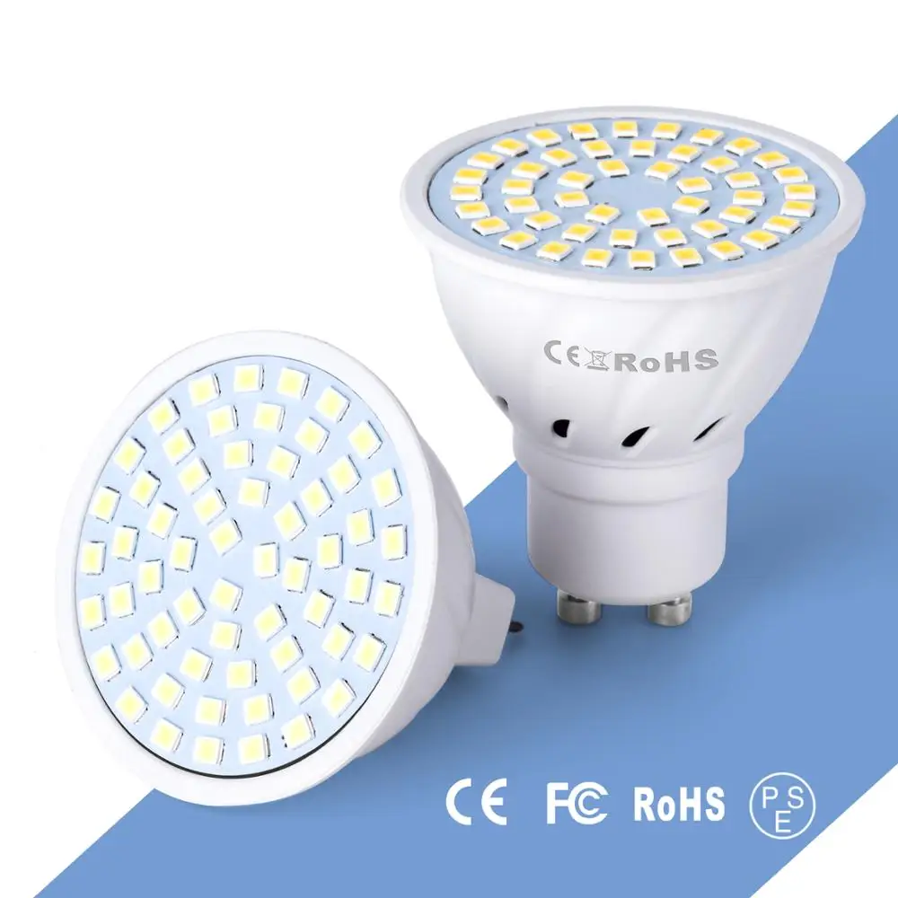 

220V GU10 Led Lamp E27 Led Bulb E14 Spot Light Corn Bulb 48/60/80 Lampada Led MR16 SMD2835 Ampoule GU5.3 B22 Home Spotlight 240V
