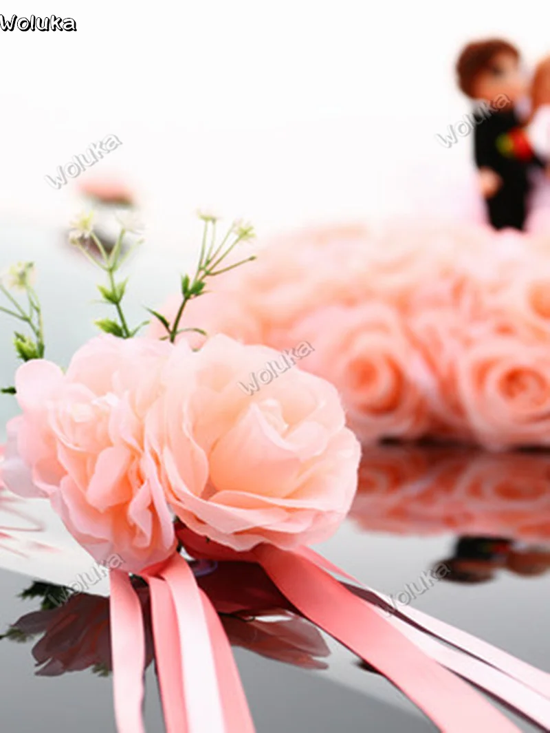 Основной свадебный автомобиль Декор передний цветок Свадебная команда