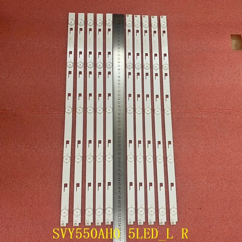 Новинка 10 шт./комплект светодиодная подсветка для Sony KD-55X8000C SVY550AH0 5 светодиодный _ L R KD-55X8005C