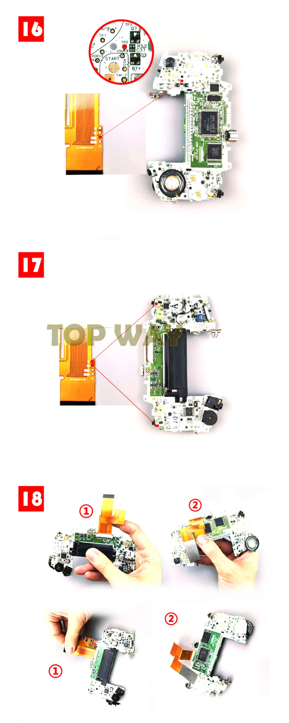 Для игровая приставка GBA Регулируемая яркость OEM 10 уровней высокая яркость ips Подсветка ЖК-дисплей для shand Игровая приставка GBA с подсветкой ЖК-экран