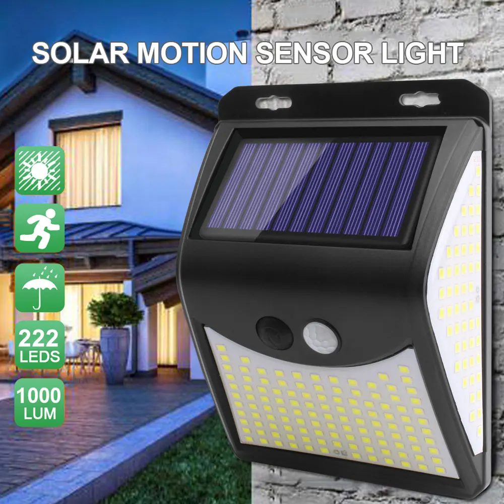 

222 напольный светильник ing солнечной энергии движения Сенсор светильник Настенный светильник уличный Солнечный свет лампы для украшения са...