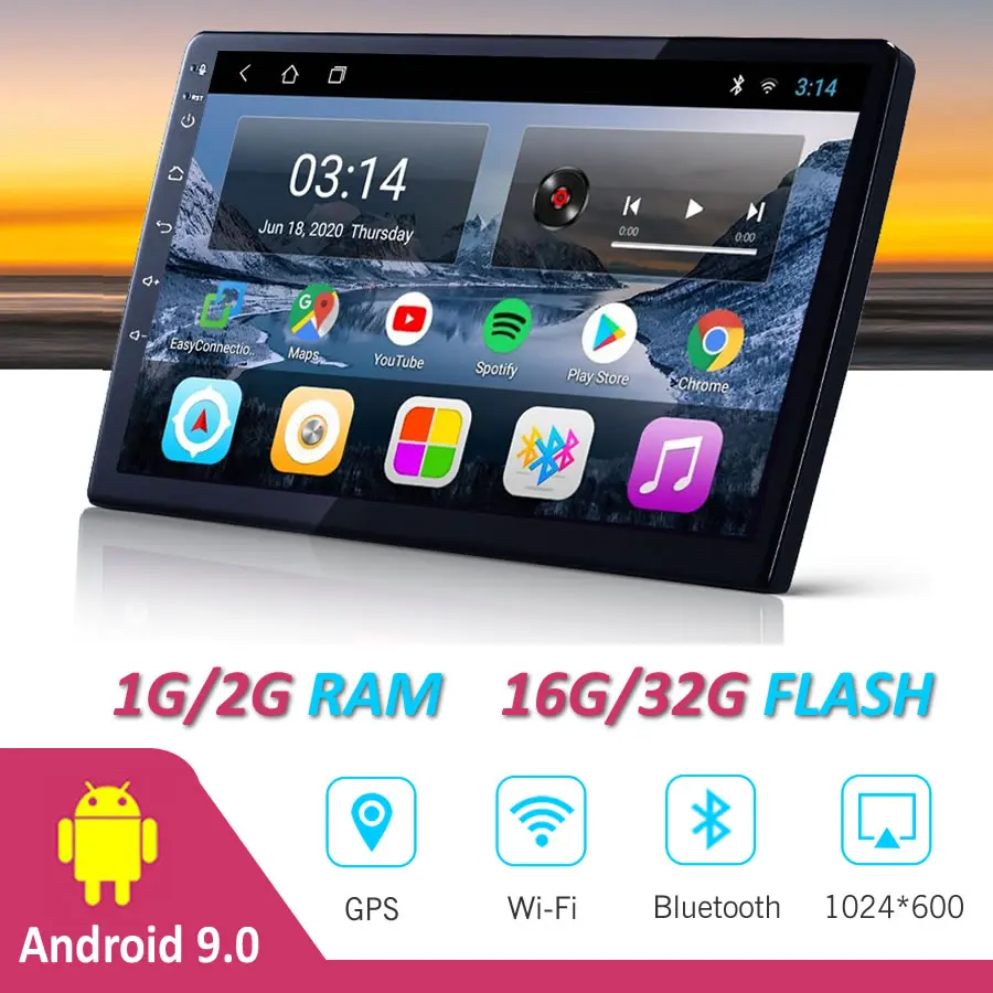 10 ''IPS Android 9 0 автомобильное радио мультимедиа TOYOTA PRADO 2014/2015/2016/2017 GPS навигация