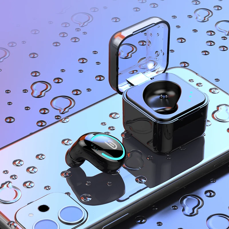 

M-B8-Bluetooth headset-Bluetooth headset plug 5.0-Single wireless headset-headset-Waterproof Bluetooth headset hands-free