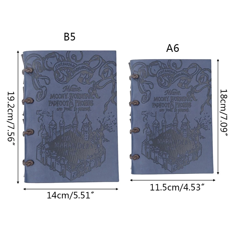 

40JB Leather Journal Writing Notebook Diary Bound Daily Notepad Handmade A6/B5 Notepad for students Adults