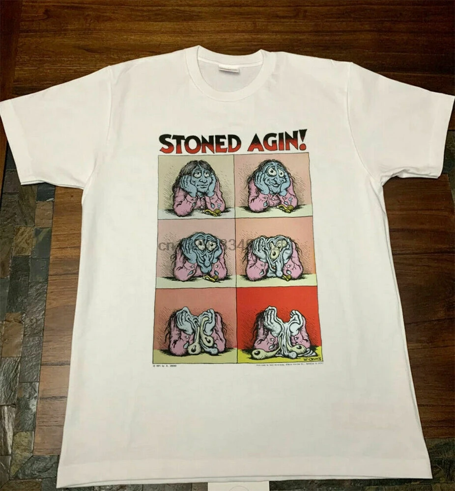 Новинка 1980-е футболка Роберт крохб редкая местность найдите снова откидной