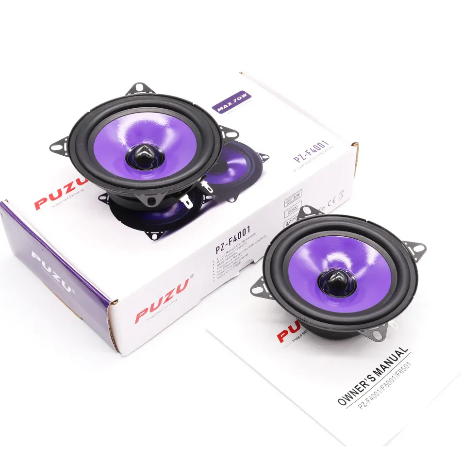 2 шт. PUZU 2020 новые полнодиапазонные 4 &quotавтомобильные аудио колонки Hi Fi стерео басы