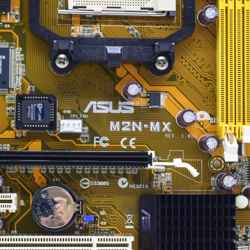 ASUS M2N-MX Socket AM2 NVIDIA NF6100-430 оригинальная материнская плата для ПК DDR2 Athlon 64 X2/Athlon64 FX Cpus
