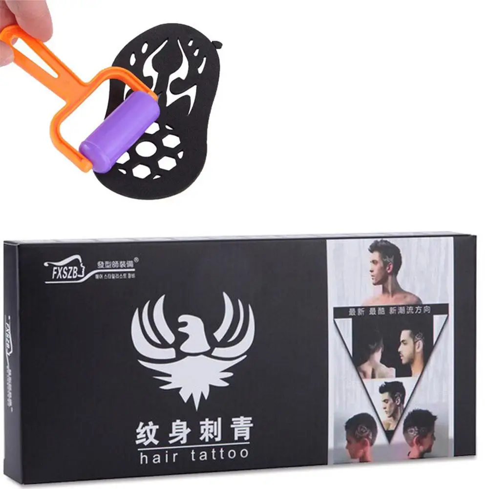 XY Необычные 25 шт./компл. Для мужчин прохладный DIY салон волос татуировки Шаблоны