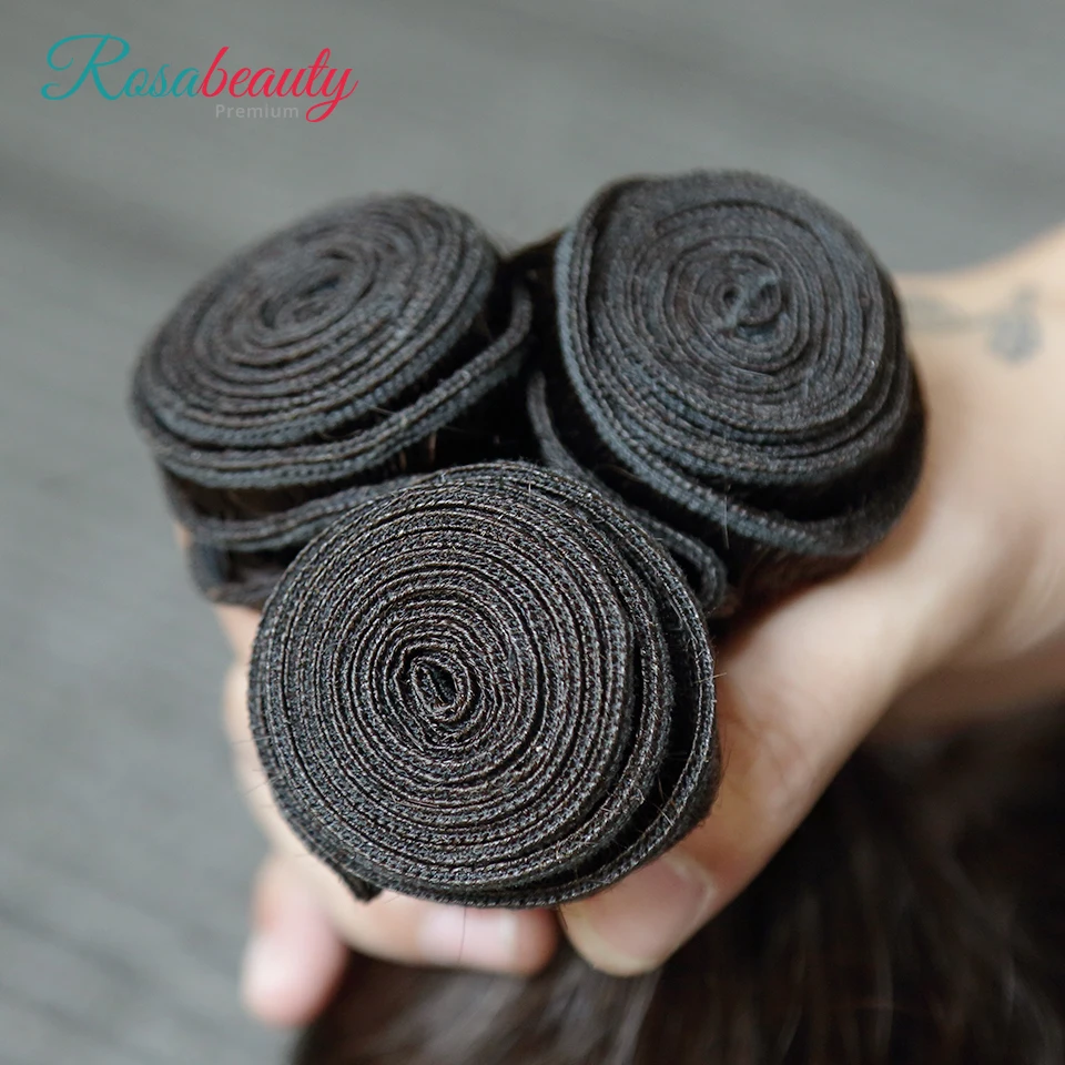 [Rosabeauty] OneCut волосы свободная волна 8 30 дюймов H бразильские человеческие