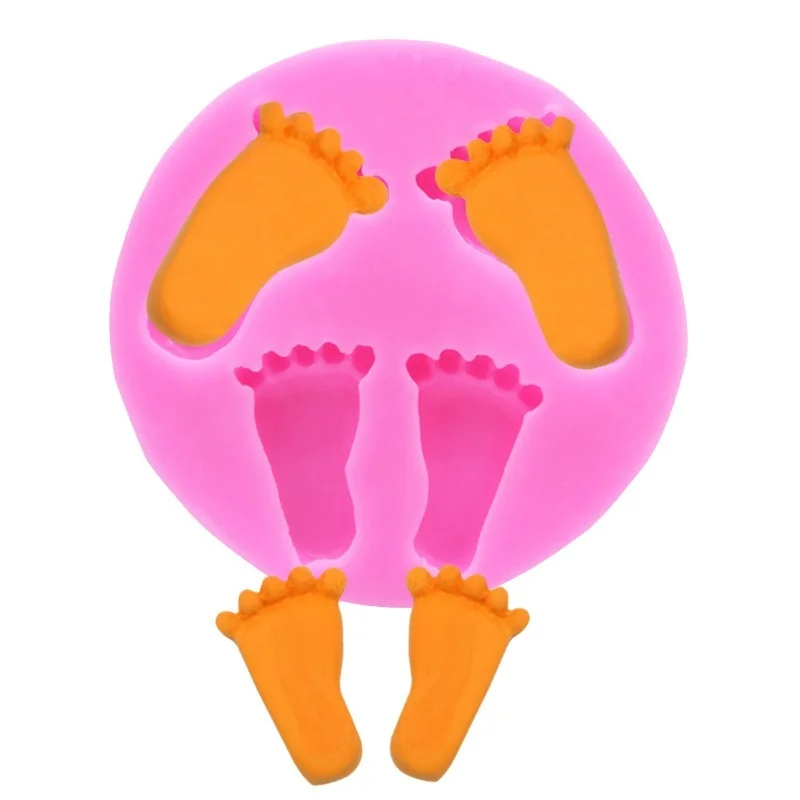 Симпатичная силиконовая форма для малышей помадки и шоколада пищевого торта