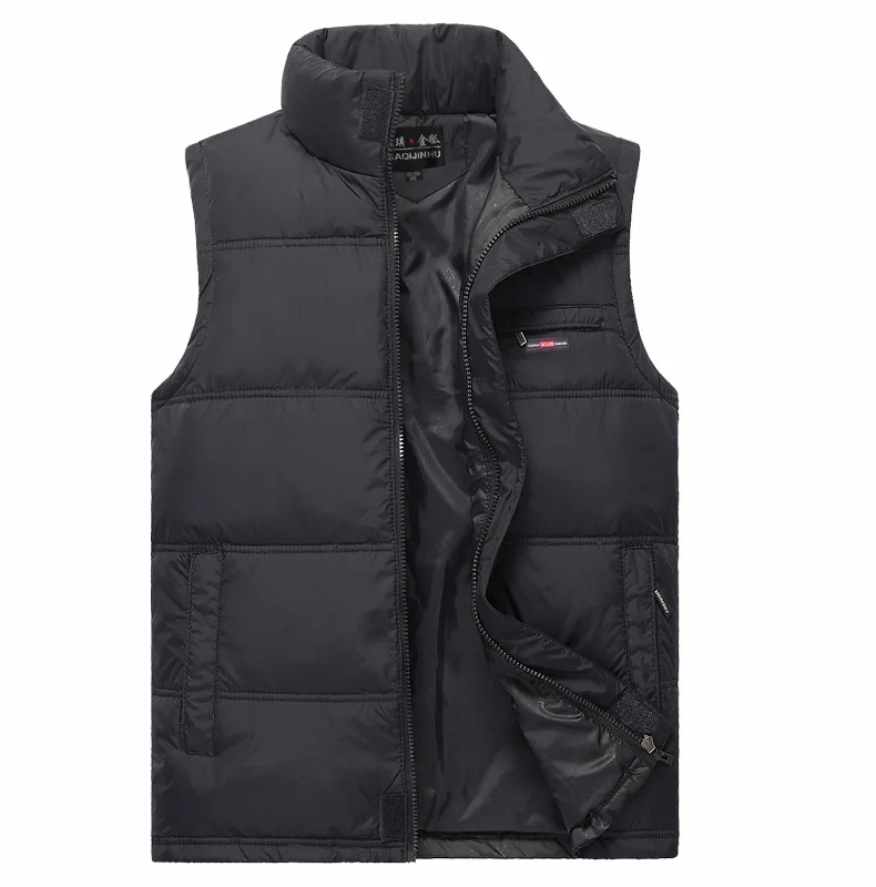

2020 men wear collar ma3 jia3 thickening outside heat preservation cotton vest