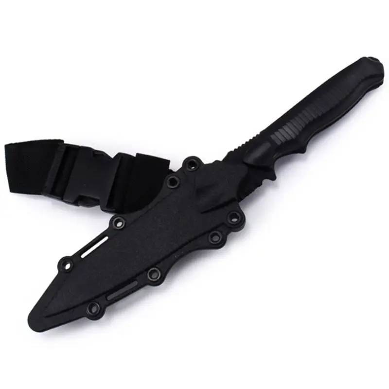 

Safe 1: 1 Tactical Rubber Knife Military Training Enthusiasts CS Cosplay Toy Sword First Blood Props Dagger Model