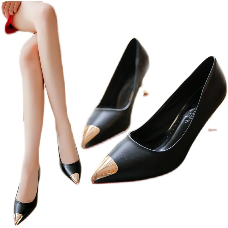 

Slip On Women Shoes 2021 Spring Pumps Slim Heels Sexy Sandals Lace-Up Pointed Wedge Latest Footwear Shallow Mouth Slip-On Slimmi