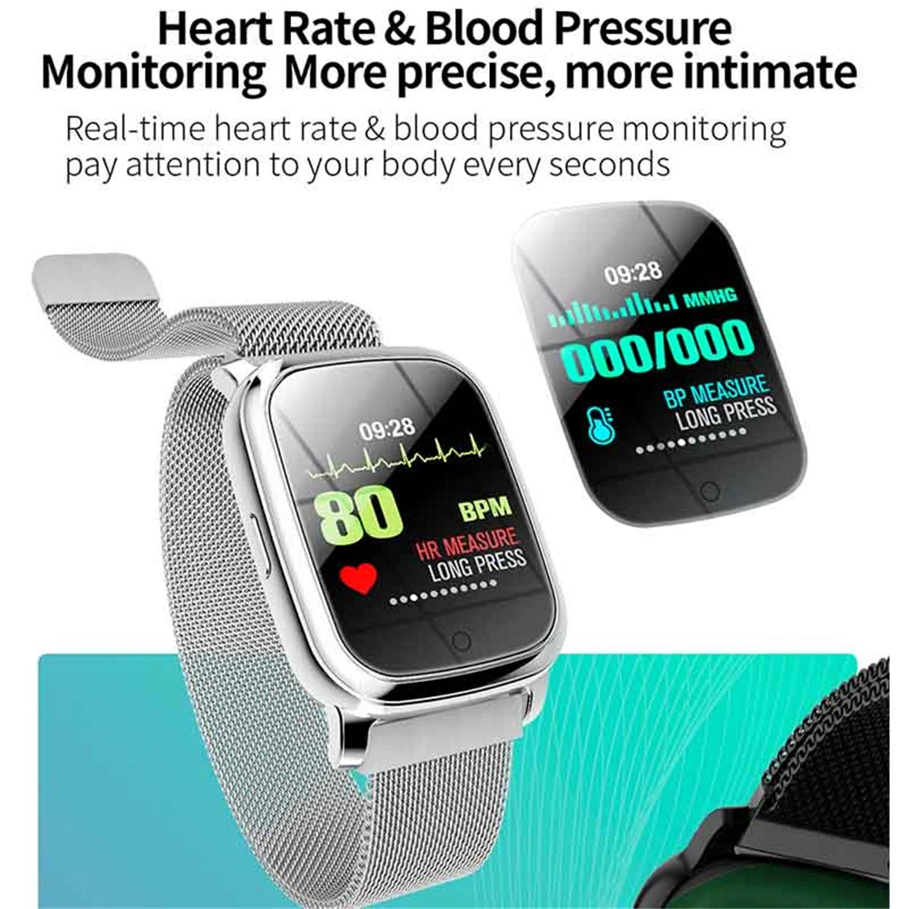 Смарт часы IP67 водонепроницаемые с ремешком на запястье Bluetooth 5 0 смарт для iPhone Xiaomi