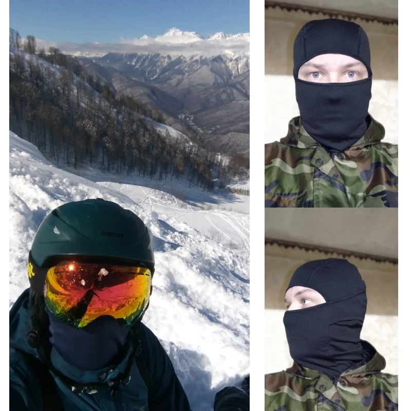 Мотоциклетная Балаклава маска на все лицо ветрозащитная дышащая для страйкбола
