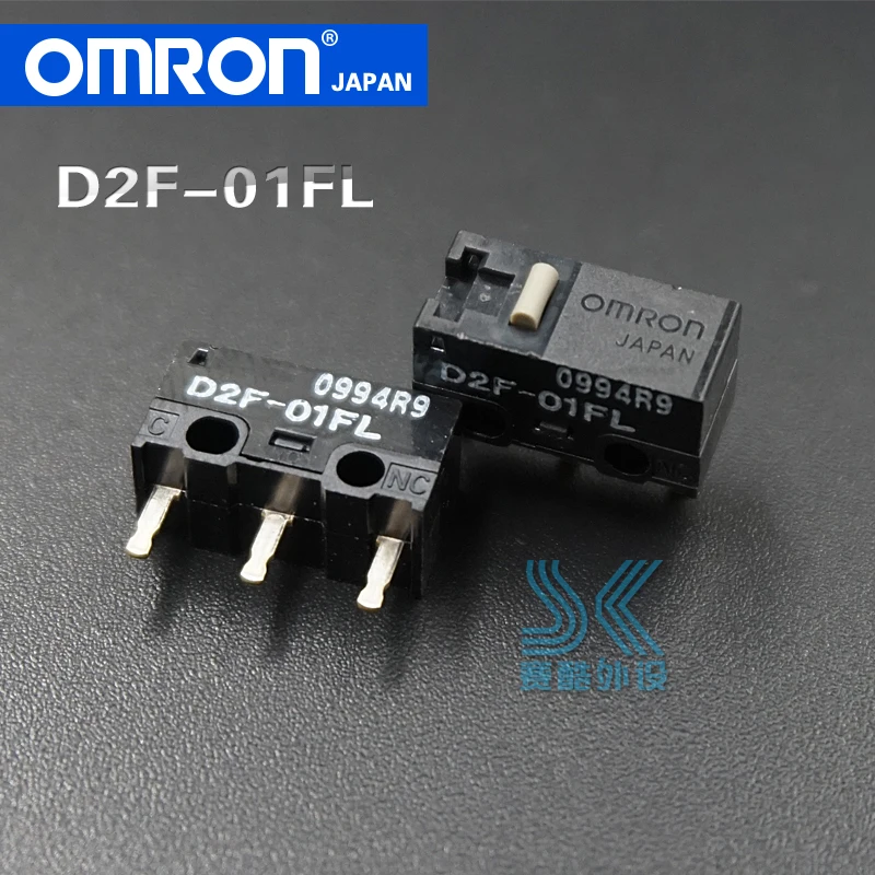 2 шт. мышь OMRON микро переключатель микропереключатель D2F 01FL подходит для Logitech G403 G520