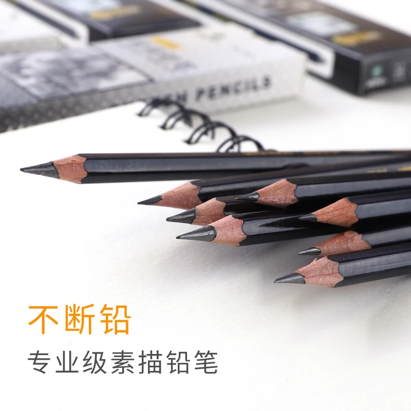 Профессиональный карандаш для рисования набросков 12/6 шт. канцелярские