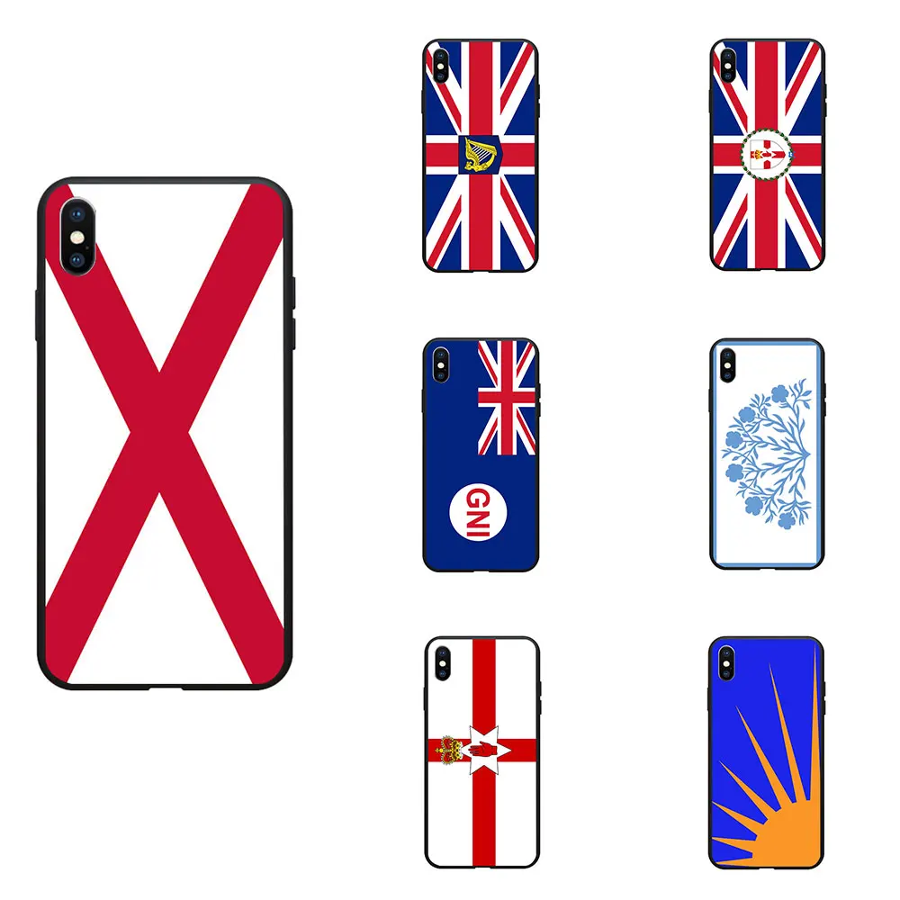 Чехлы для телефонов iPhone 6 7 8 S XR X Plus 11 12 Mini Pro Max с рисунком национального флага