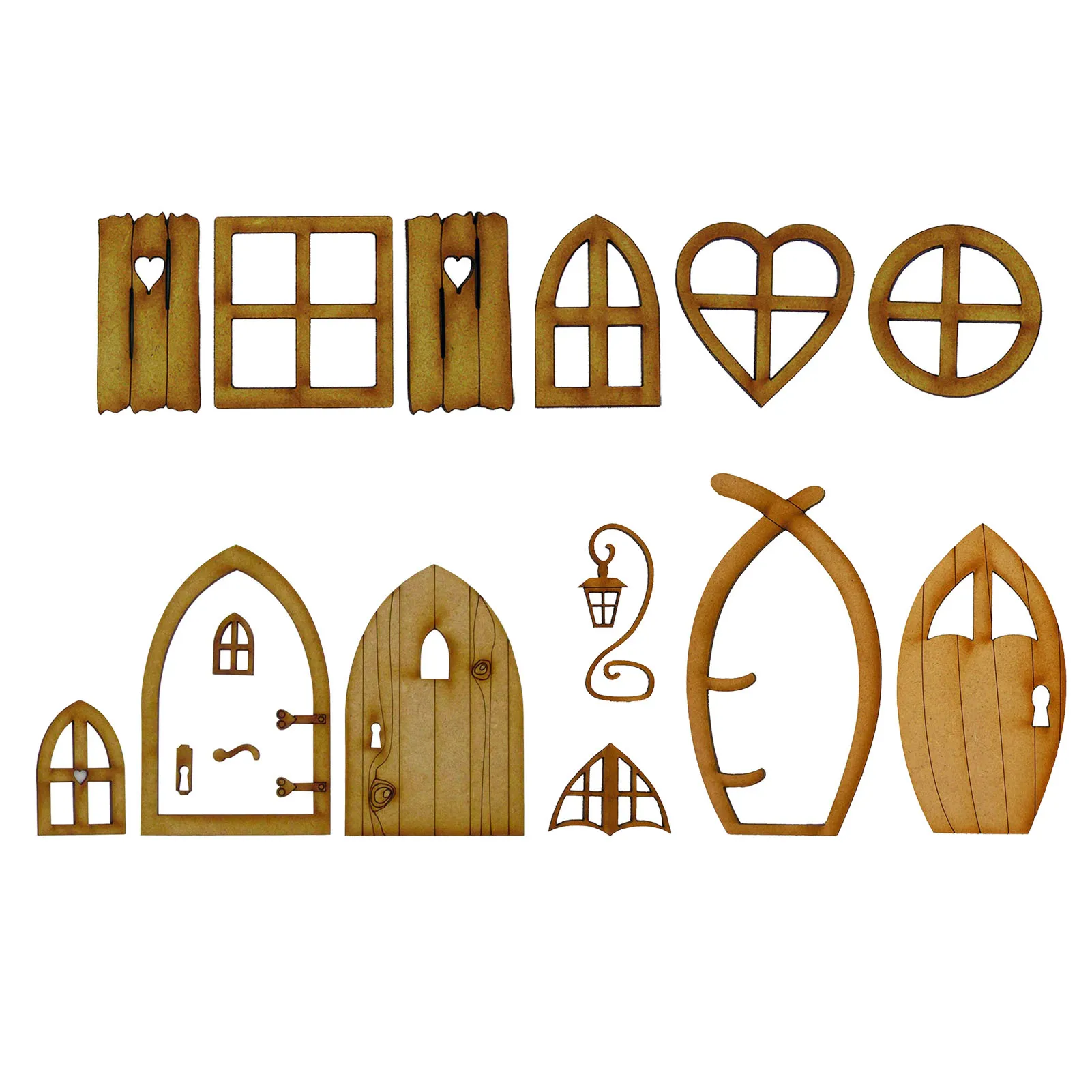 

Dollhouse Miniature Furniture Sleeping DIY 3D DIY Door Decoration Wooden Door Craft Kit With Flower Home Decoration Efficiently