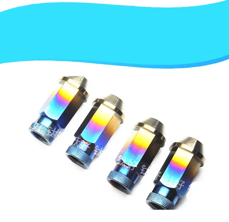 

Titanium Nuts for Car Modified Wheel Stud Bolts M12 X45mm Pitch 1.5mm Wheel Nuts Ti Bolts Ti Screw Ti Fasteners 20pcs