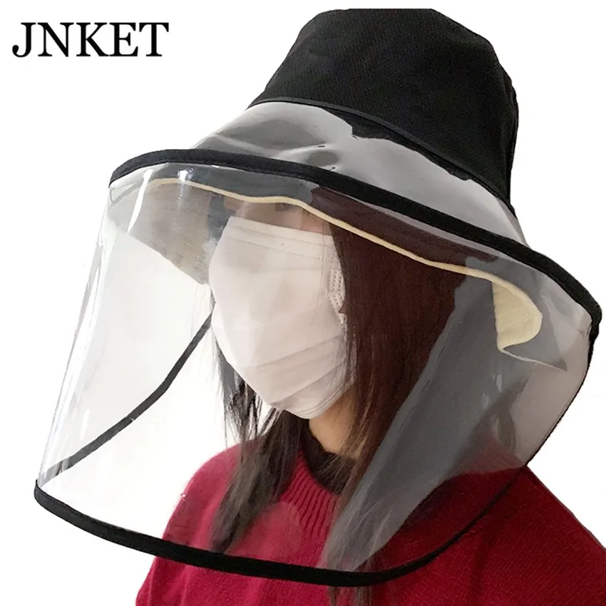 

JNKET Новая женская двухсторонняя Панама съемная маска для лица шляпа рыбака Кепка Защитная Кепка защита от слюны Крышка для лица