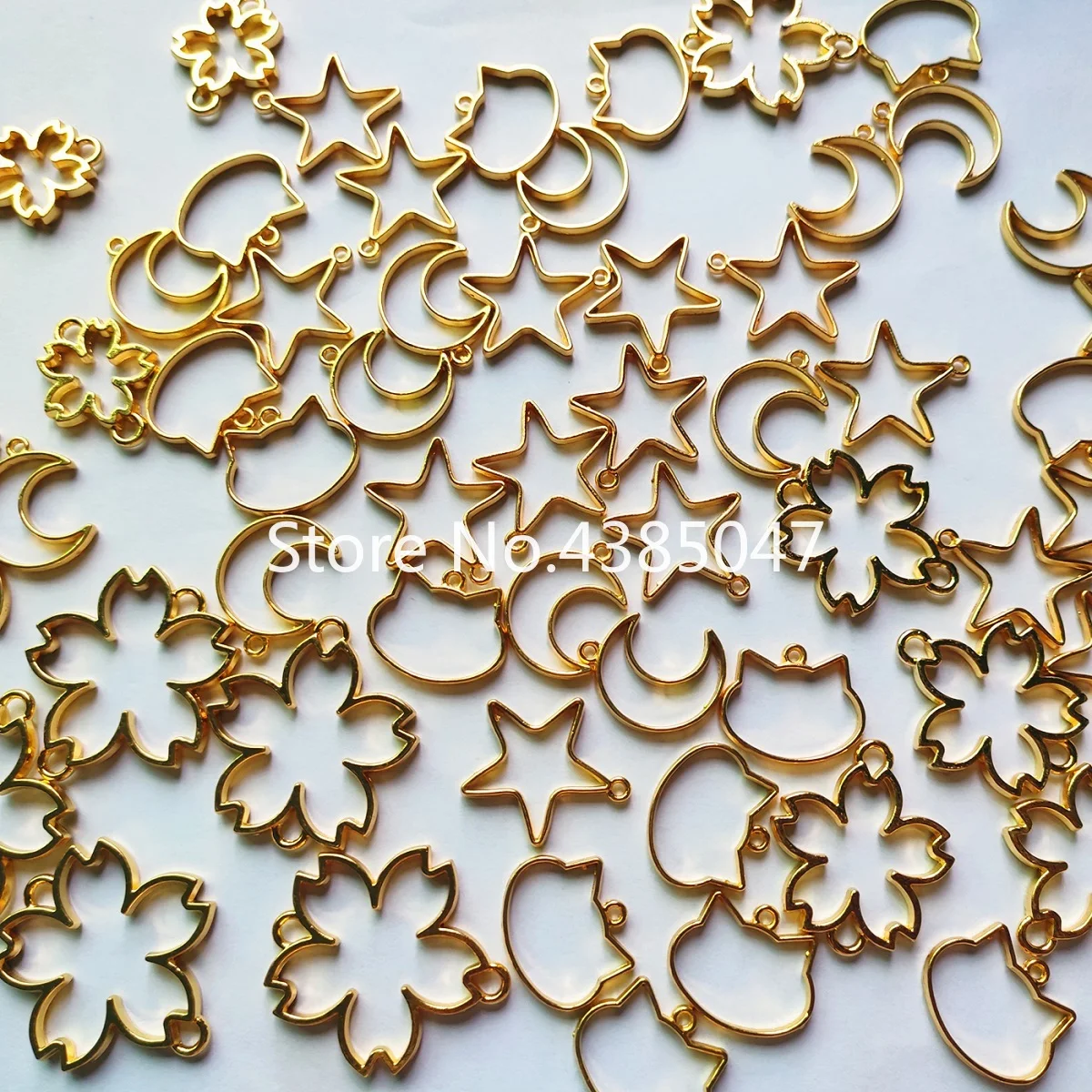 Металлические серьги в форме звезды кота луны металлическая оправа для