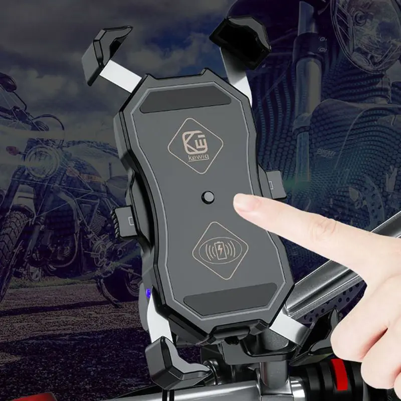 Водонепроницаемые фары 12V мотоциклов QC3.0 USB 15 Вт Qi Беспроводное зарядное