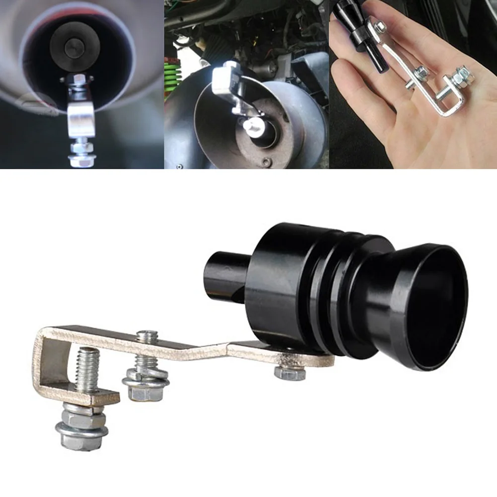 

Universal Car Exhaust Tip Whistler Turbo Sound Aluminum Alloy Simulator Blow Black Sound Auto Accessories