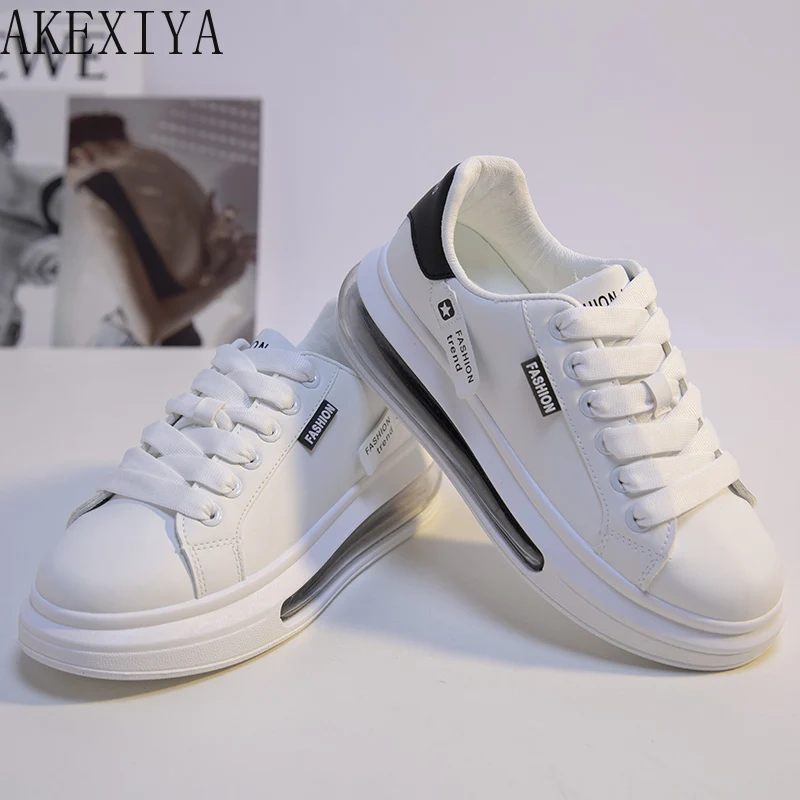 Women Casual Shoes Fashion Breathable Walking Mesh Lace Up Flat Shoes Sneakers Women 2021 Tenis Feminino White Vulcanized Shoes