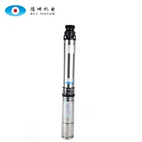 portable high head submersible 200 meter deep well solar powered water pump for irrigation