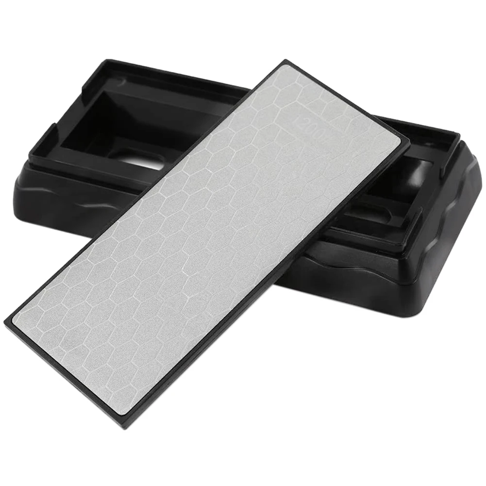 

Diamond Knife Sharpening Stone 600# Knife Sharpener Ultra-thin Honeycomb Surface Whetstone Grindstone Cutter Polishing Tool