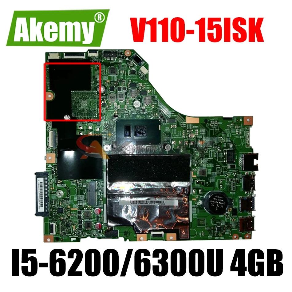 

LV115SK 15277-1N 448.08B01.001N For Lenovo V110-15ISK laptop motherboard with I5-6200/6300U RAM 4GB 100% fully tested