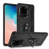 shockproof armor kickstand case for samsung galaxy note 10 lite s8 s9 s10 e 5g s20 plus ultra finger magnetic ring holder cover