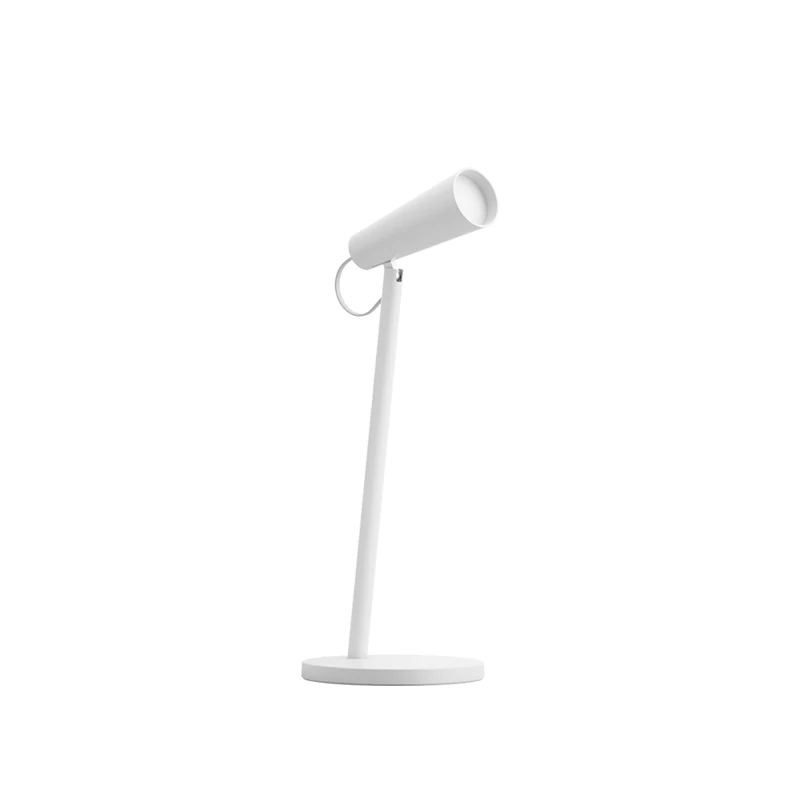 White XIAOMI MIJIA Mi настольная лампа светодиодный смарт-настольные лампы маленький для учебы чтения офисный Настольный светильник портативный прикроватный ночной Светильник перезаряжаемый - Цвет корпуса: White