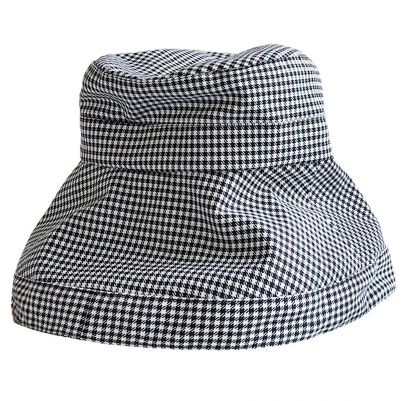 

Шляпа рыбака для женщин и девочек, Классическая Регулируемая шляпа от солнца с клетчатым узором