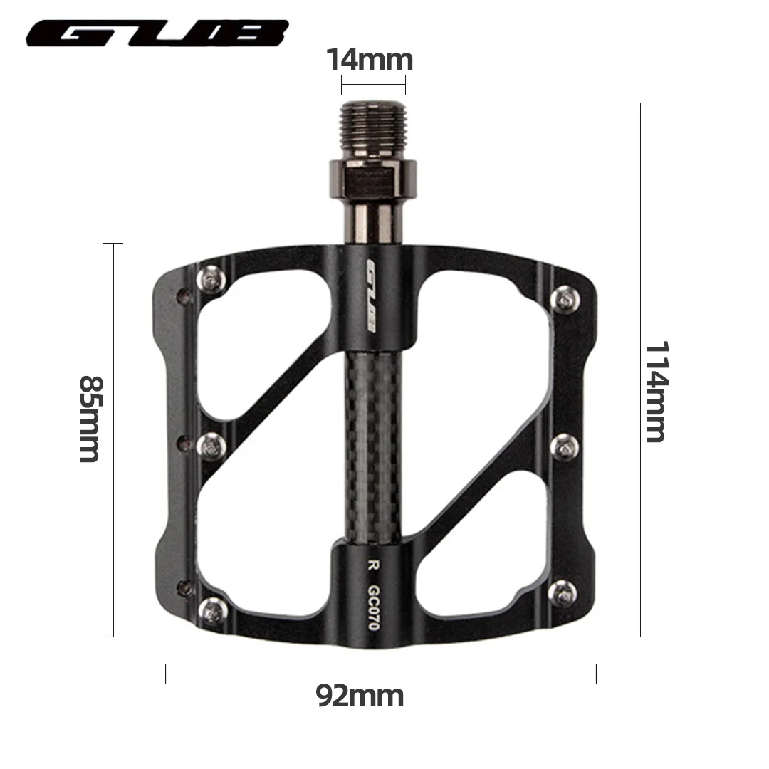 Велосипедные педали GUB GC070 3 подшипника из углеродного волокна | Спорт и