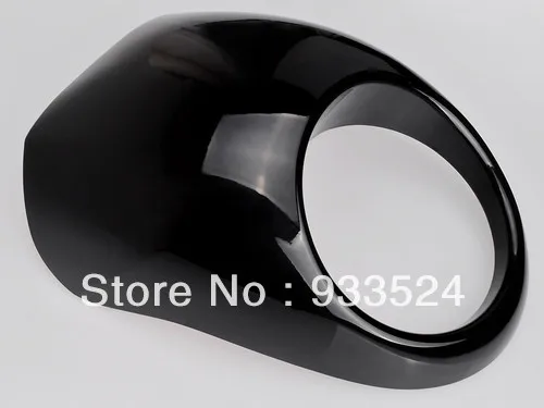 Обтекатель крыло кафе перетащить головной свет маска передний козырек для Harley Dyna