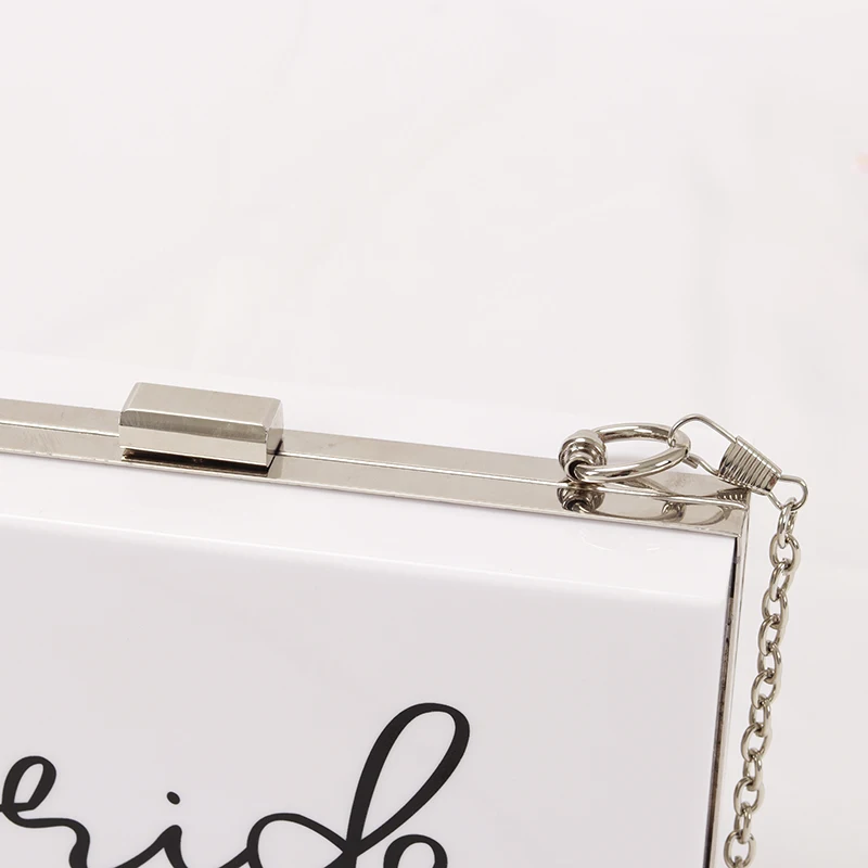 Акриловый клатч индивидуальный дизайн цветочный специальный свадебный кошелек