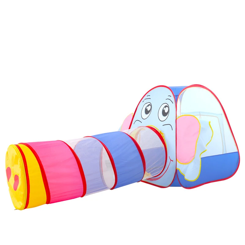 Детский игровой домик Солнечный Туннель игрушки для детей складной мультяшный
