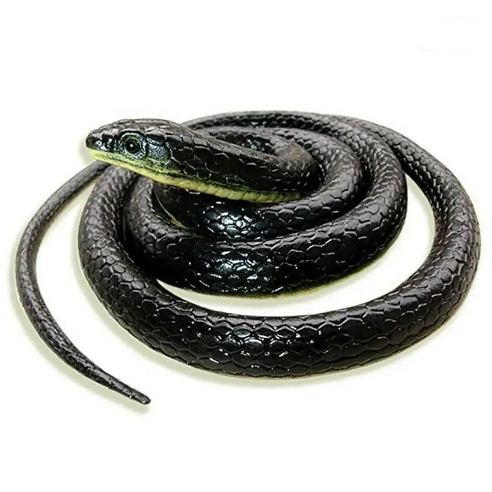 

Realistic Rubber Snake Halloween Fake Snake Toy Party Decoration Novelty Prank Gift Gag Playing Jokes Toy